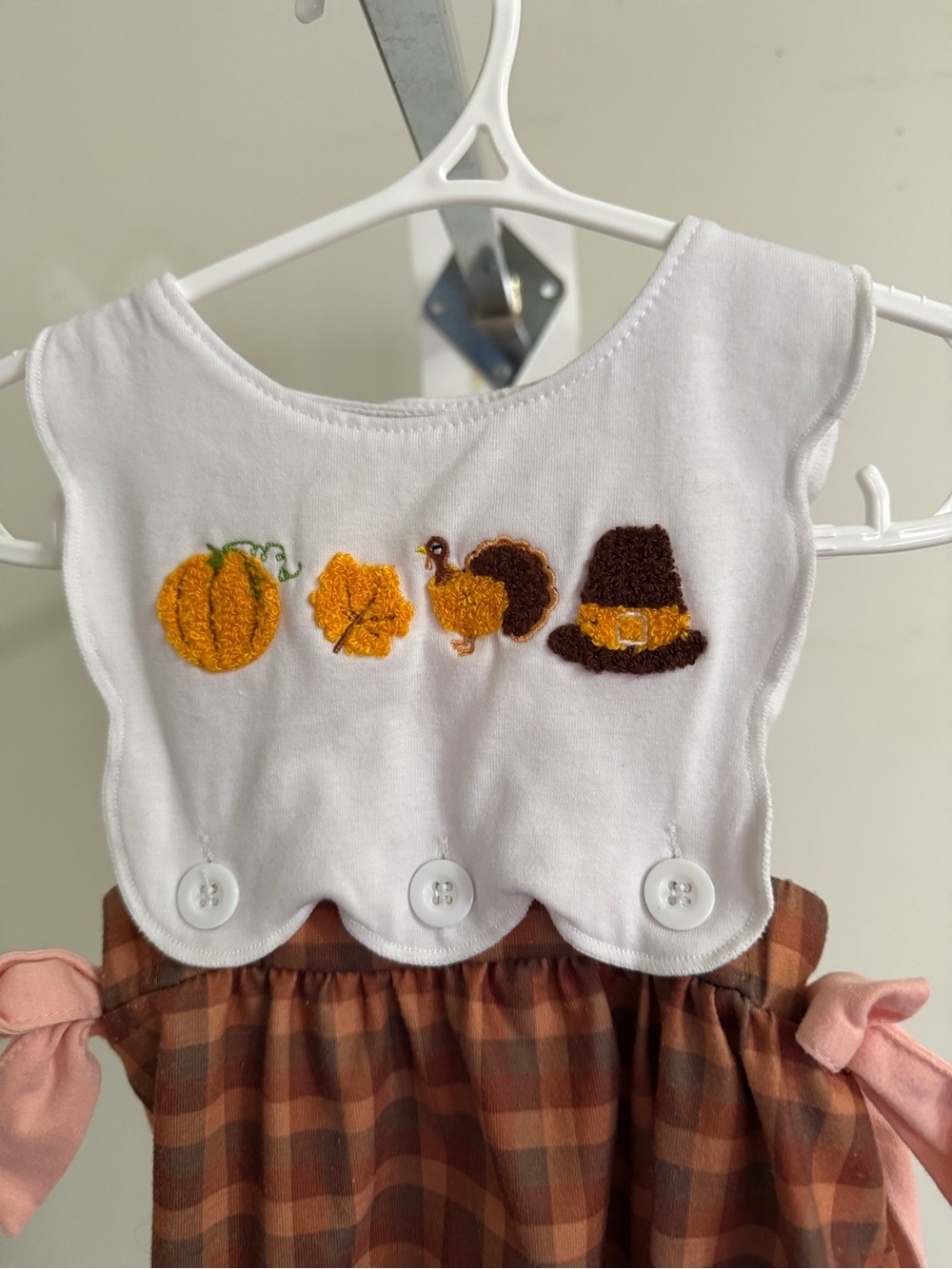 Boutique Thanksgiving Bubble Romper - Picture 5 of 9
